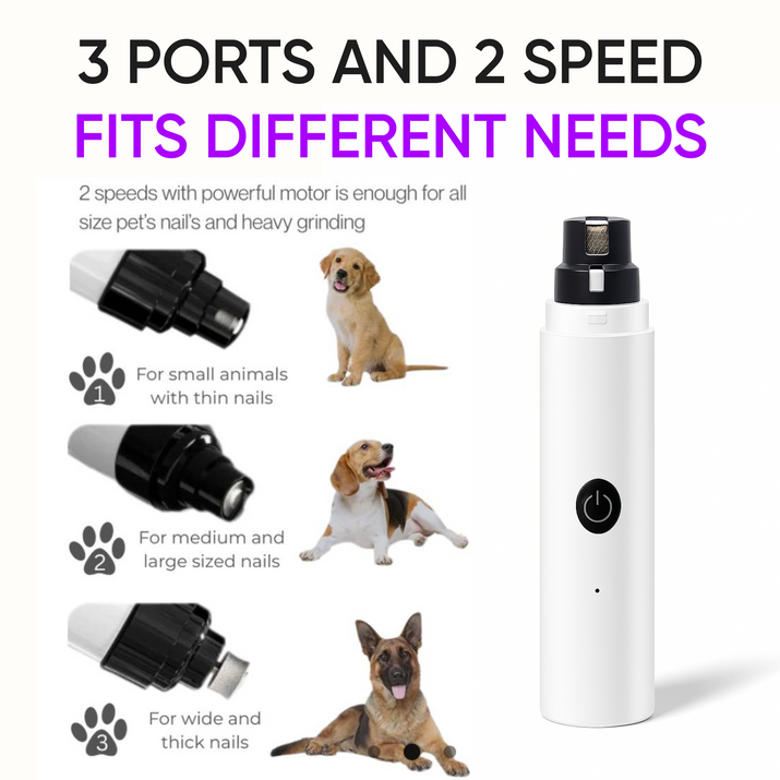 🐾 Novido™ Electric nail grinder - Stress-free nail trimming for pets