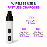 🐾 Novido™ Electric nail grinder - Stress-free nail trimming for pets