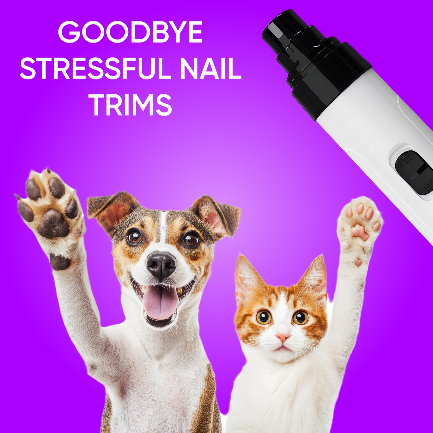 🐾 Novido™ Electric nail grinder - Stress-free nail trimming for pets